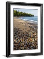 Michigan, Pictured Rocks National Lakeshore, Au Sable Point and Lake Superior-Jamie & Judy Wild-Framed Photographic Print