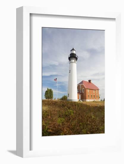 Michigan, Pictured Rocks National Lakeshore, Au Sable Point Lighthouse-Jamie & Judy Wild-Framed Photographic Print