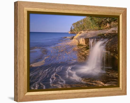 Michigan, Pictured Rocks National Lakeshore-John Barger-Framed Premier Image Canvas
