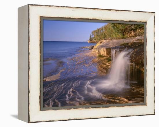 Michigan, Pictured Rocks National Lakeshore-John Barger-Framed Premier Image Canvas