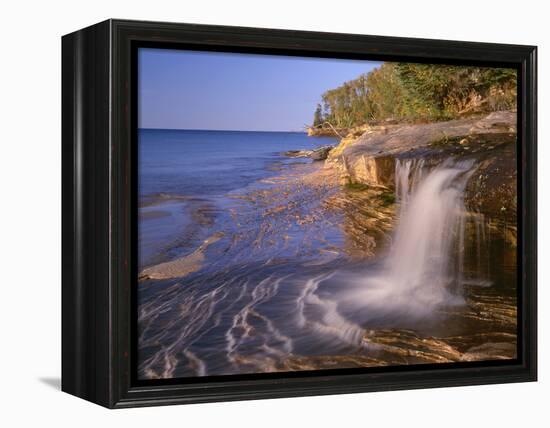 Michigan, Pictured Rocks National Lakeshore-John Barger-Framed Premier Image Canvas