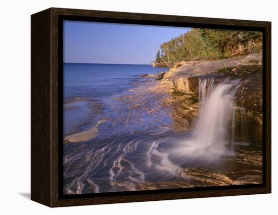 Michigan, Pictured Rocks National Lakeshore-John Barger-Framed Premier Image Canvas