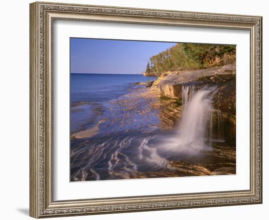 Michigan, Pictured Rocks National Lakeshore-John Barger-Framed Photographic Print