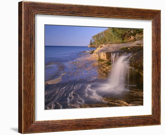 Michigan, Pictured Rocks National Lakeshore-John Barger-Framed Photographic Print