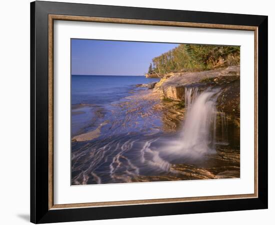 Michigan, Pictured Rocks National Lakeshore-John Barger-Framed Photographic Print