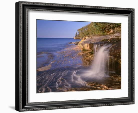 Michigan, Pictured Rocks National Lakeshore-John Barger-Framed Photographic Print