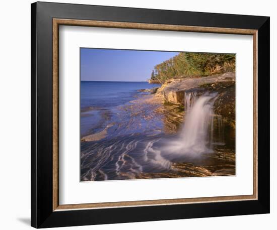 Michigan, Pictured Rocks National Lakeshore-John Barger-Framed Photographic Print