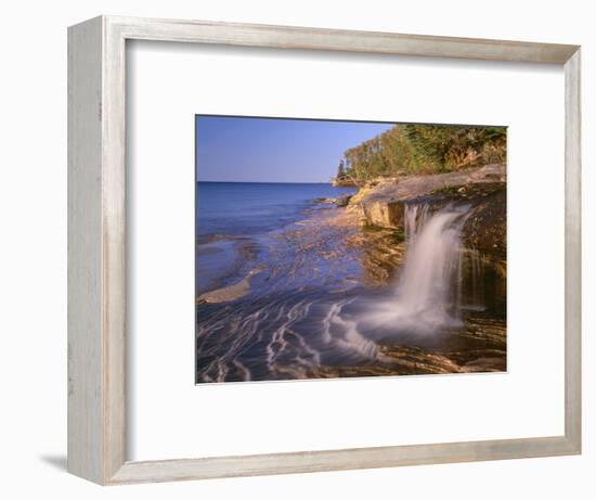 Michigan, Pictured Rocks National Lakeshore-John Barger-Framed Photographic Print