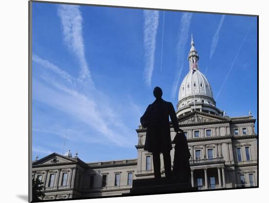 Michigan State Capitol, Lansing, Michigan, USA-Michael Snell-Mounted Photographic Print