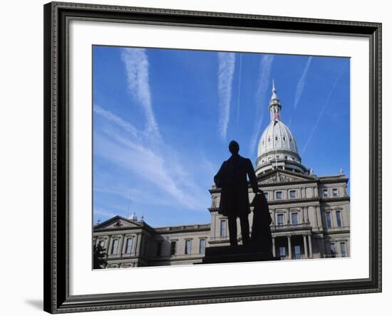 Michigan State Capitol, Lansing, Michigan, USA-Michael Snell-Framed Photographic Print