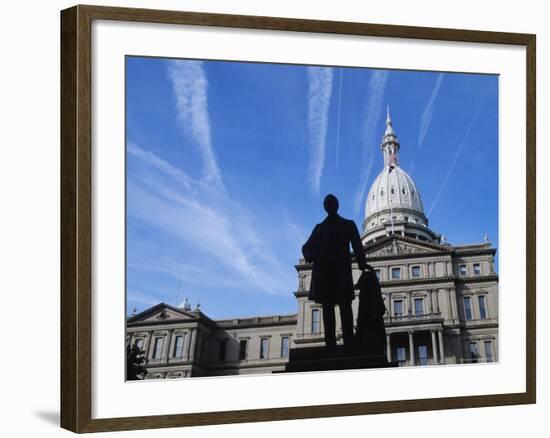 Michigan State Capitol, Lansing, Michigan, USA-Michael Snell-Framed Photographic Print