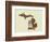 Michigan State Map-Lanre Adefioye-Framed Giclee Print