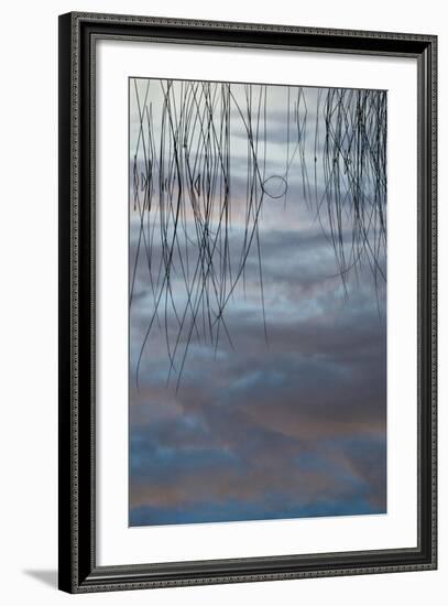 Michigan, Upper Peninsula. Cloud Reflections in Thornton Lake-Jaynes Gallery-Framed Photographic Print