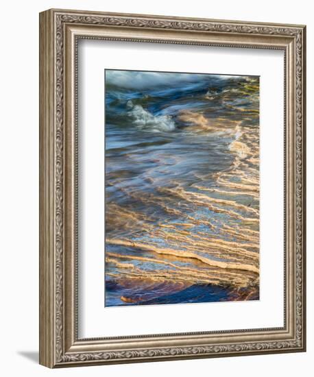 Michigan, Upper Peninsula. Sandstone on the Shore of Lake Superior-Julie Eggers-Framed Photographic Print