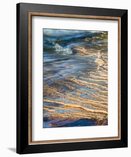 Michigan, Upper Peninsula. Sandstone on the Shore of Lake Superior-Julie Eggers-Framed Photographic Print