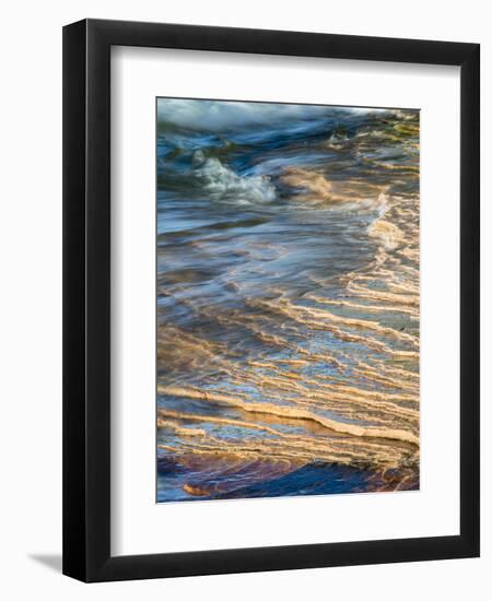 Michigan, Upper Peninsula. Sandstone on the Shore of Lake Superior-Julie Eggers-Framed Photographic Print