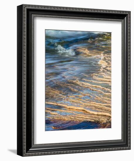 Michigan, Upper Peninsula. Sandstone on the Shore of Lake Superior-Julie Eggers-Framed Photographic Print