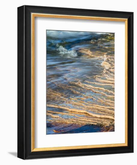 Michigan, Upper Peninsula. Sandstone on the Shore of Lake Superior-Julie Eggers-Framed Photographic Print