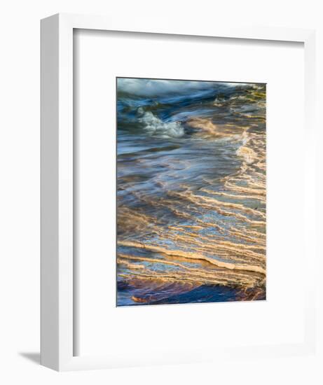 Michigan, Upper Peninsula. Sandstone on the Shore of Lake Superior-Julie Eggers-Framed Photographic Print