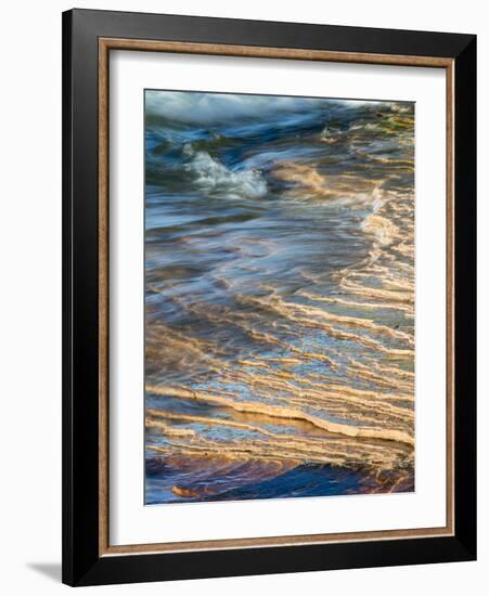 Michigan, Upper Peninsula. Sandstone on the Shore of Lake Superior-Julie Eggers-Framed Photographic Print