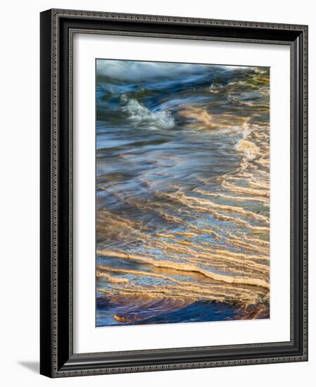 Michigan, Upper Peninsula. Sandstone on the Shore of Lake Superior-Julie Eggers-Framed Photographic Print