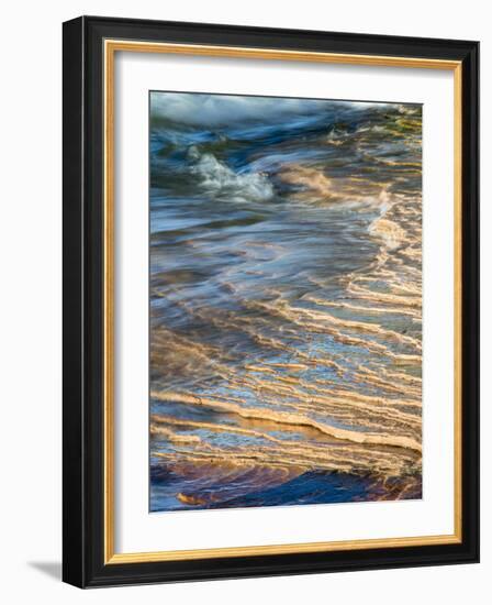 Michigan, Upper Peninsula. Sandstone on the Shore of Lake Superior-Julie Eggers-Framed Photographic Print