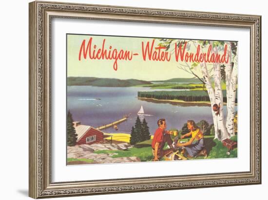 Michigan, Water Wonderland-null-Framed Art Print