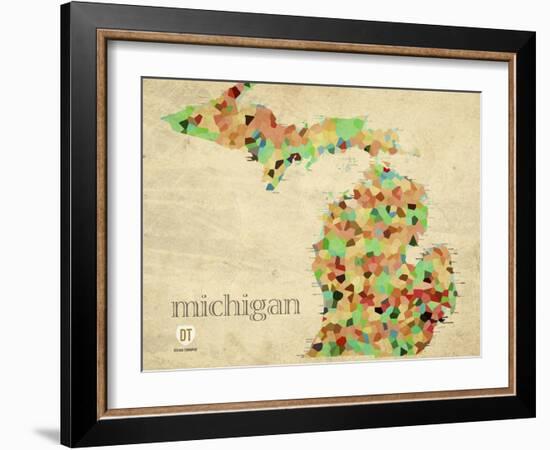 Michigan-David Bowman-Framed Giclee Print