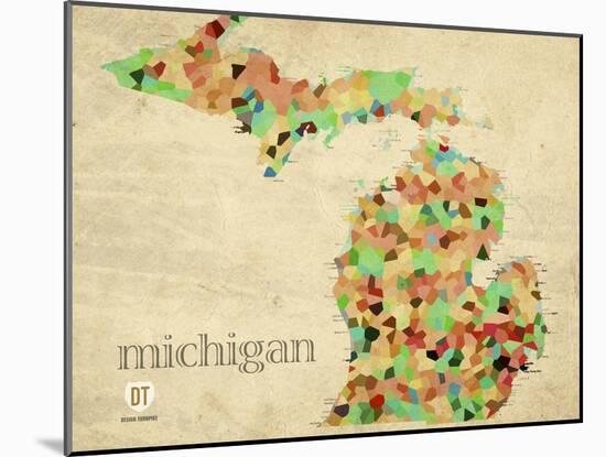 Michigan-David Bowman-Mounted Giclee Print