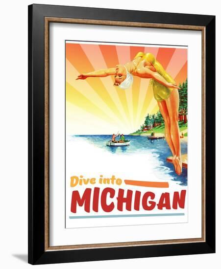 Michigan-null-Framed Giclee Print