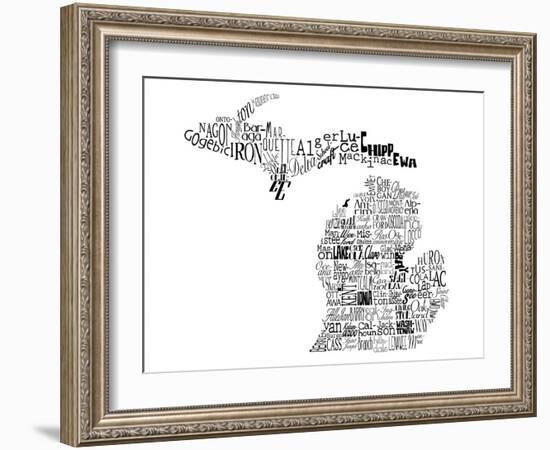 Michigan-Jace Grey-Framed Art Print