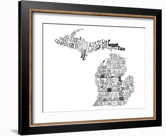 Michigan-Jace Grey-Framed Art Print