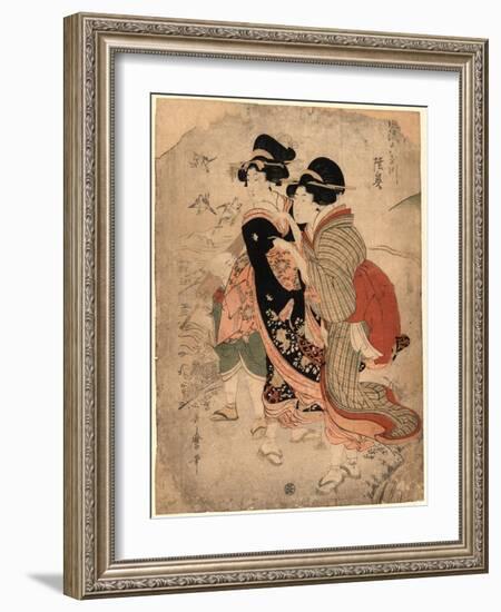 Michinoku-Kitagawa Utamaro-Framed Giclee Print