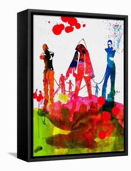 Michonne Watercolor-Lora Feldman-Framed Stretched Canvas