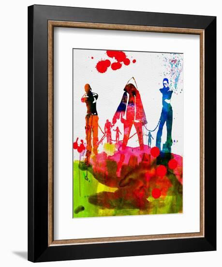 Michonne Watercolor-Lora Feldman-Framed Premium Giclee Print