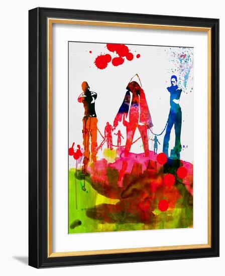 Michonne Watercolor-Lora Feldman-Framed Art Print