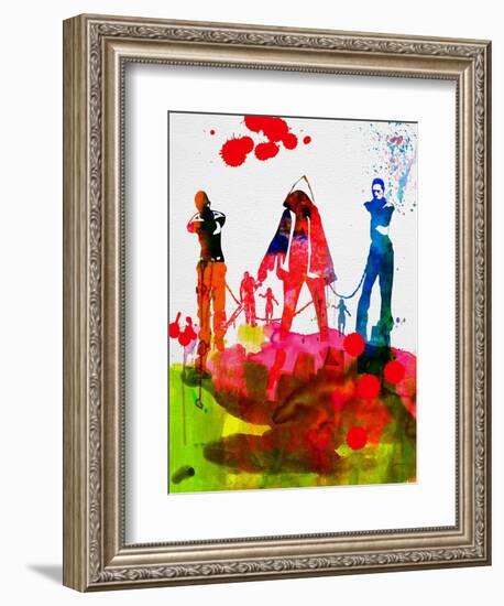 Michonne Watercolor-Lora Feldman-Framed Art Print