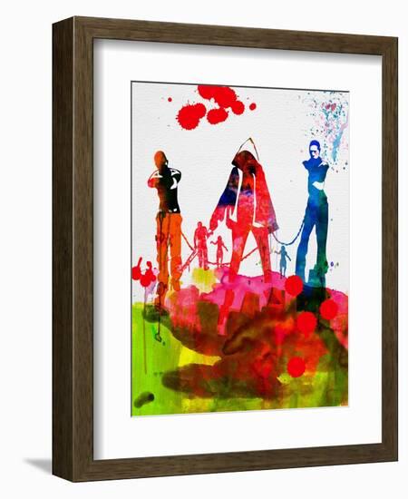 Michonne Watercolor-Lora Feldman-Framed Art Print