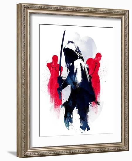 Michonne-Robert Farkas-Framed Art Print