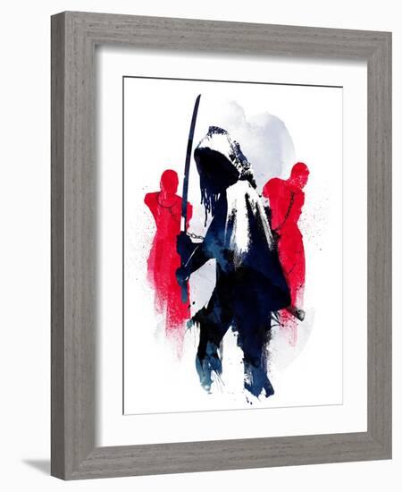 Michonne-Robert Farkas-Framed Art Print