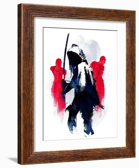 Michonne-Robert Farkas-Framed Art Print