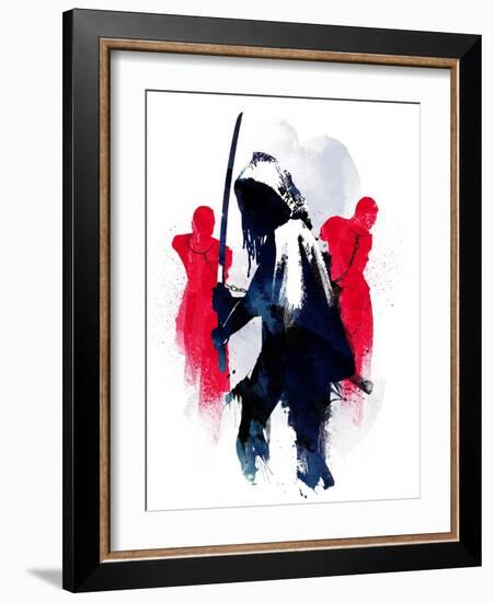 Michonne-Robert Farkas-Framed Art Print