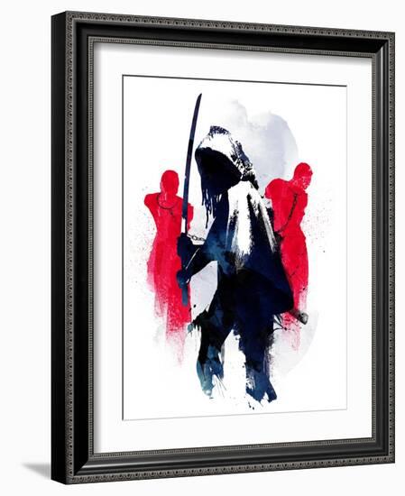 Michonne-Robert Farkas-Framed Art Print