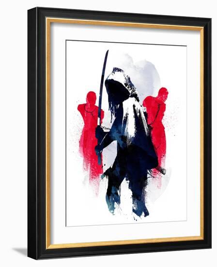 Michonne-Robert Farkas-Framed Art Print