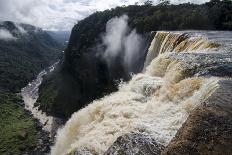 Aerial View of Kaieteur Falls in Full Spate, Guyana, South America-Mick Baines & Maren Reichelt-Photographic Print