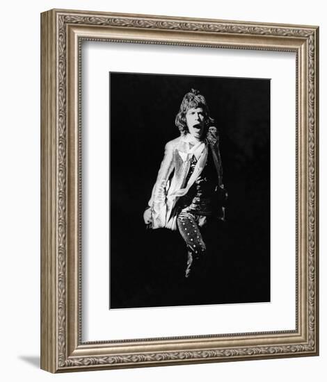 Mick in the Groove-null-Framed Art Print