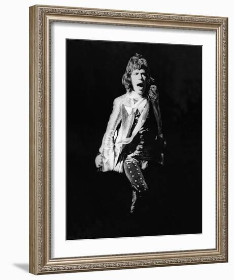 Mick in the Groove-null-Framed Art Print