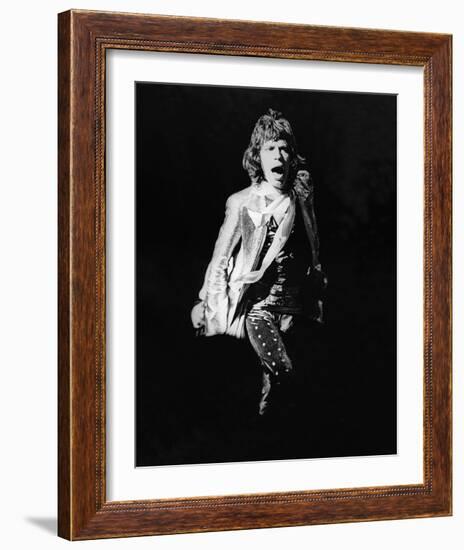 Mick in the Groove-null-Framed Art Print