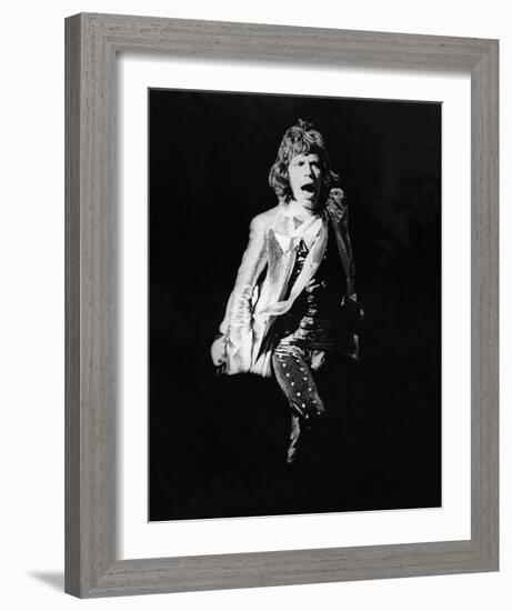 Mick in the Groove-null-Framed Art Print