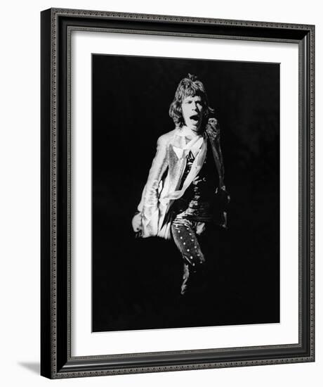 Mick in the Groove-null-Framed Art Print